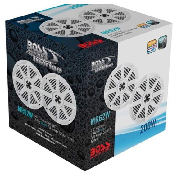 Alto-Falante Marinizado Boss Marine 6,5 polegadas - Branco - MR62W