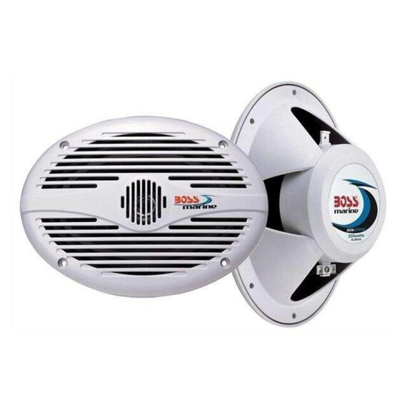 Alto-Falante Marinizado Boss Marine 6x9 polegadas - Branco - MR690