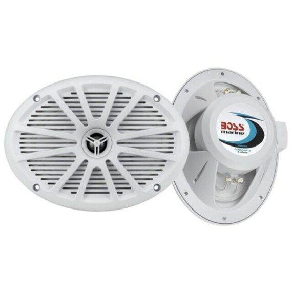 Alto-Falante Marinizado Boss Marine High Quality 6x9 polegadas - Branco - MR695