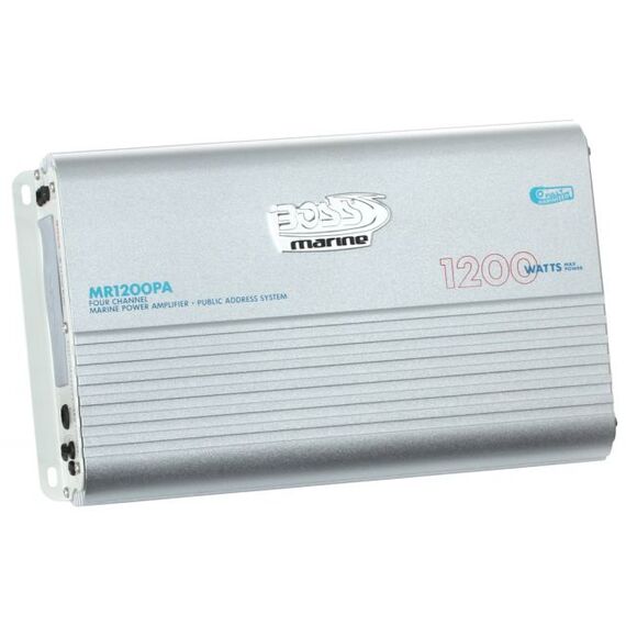 Amplificador de Potência Marinizado Boss Marine c/ PA Integrado 1200 Watts - MR1200PA