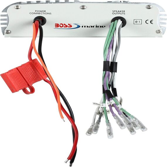 Amplificador de Potência Marinizado Boss Marine c/ PA Integrado 1200 Watts - MR1200PA