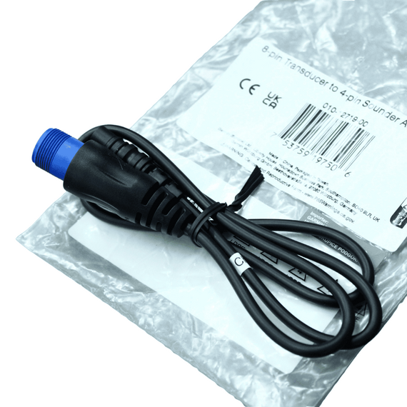 Cabo Conector Adaptador p/ Transducer Garmin - Macho 8 pinos p/ Femea 4 pinos - 010-12719-00