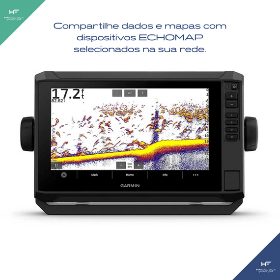 GPS e Sonar / ChartPlotter Garmin ECHOMAP UHD2 92SV (c/ Transducer - GT56UHD-TM ) - 010-02687-01