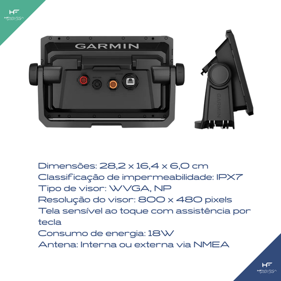 GPS e Sonar / ChartPlotter Garmin ECHOMAP UHD2 92SV (c/ Transducer - GT56UHD-TM ) - 010-02687-01