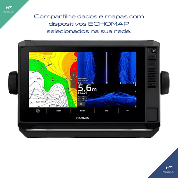 GPS e Sonar / ChartPlotter Garmin ECHOMAP UHD2 92SV (c/ Transducer - GT56UHD-TM ) - 010-02687-01