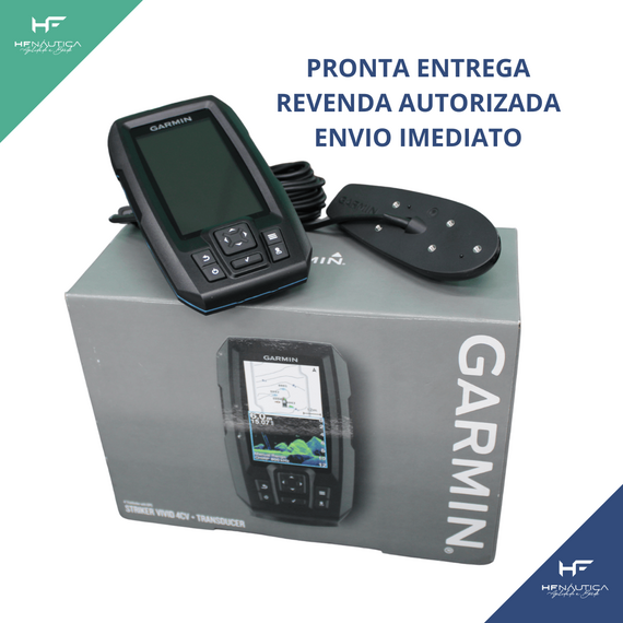 GPS e Sonar Fishfinder Garmin STRIKER 4cv VIVID (c/ Transducer GT20-TM) - 010-02550-01