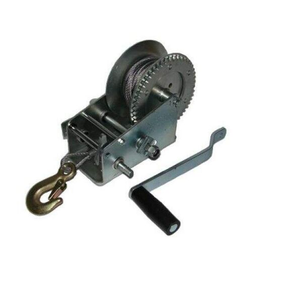 Guincho Manual p/ Carreta c/ Cabo de Aço - 1800 lb - Ruptura 1224kg