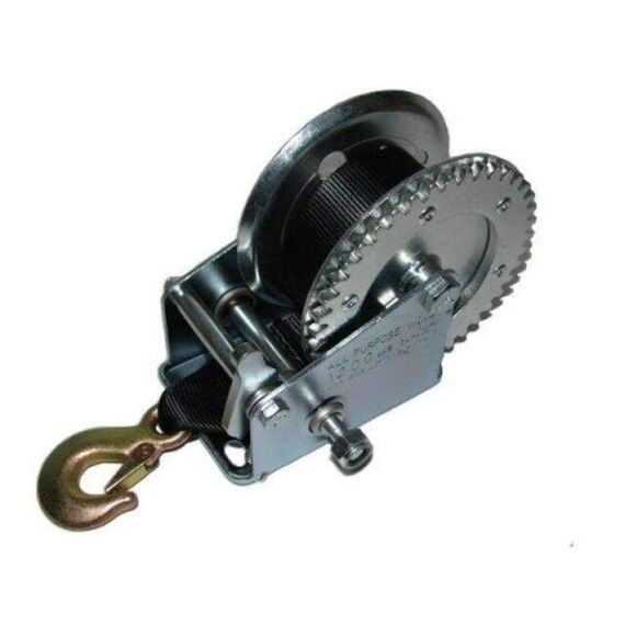 Guincho Manual p/ Carreta c/ Fita em Nylon - 1200 lb - Ruptura: 816kg