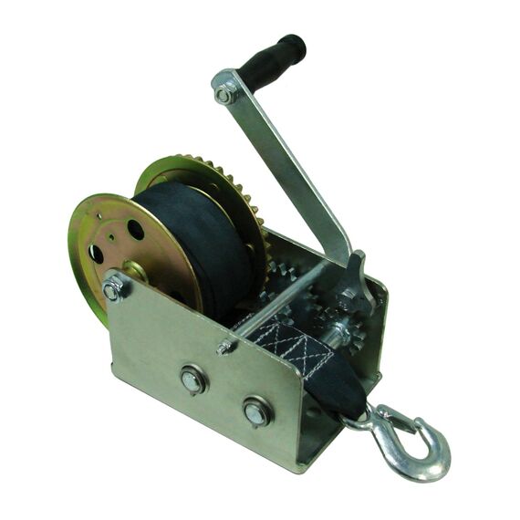 Guincho Manual p/ Carreta c/ Fita em Nylon - 2500 lb - Ruptura: 1700kg - Gear Winch