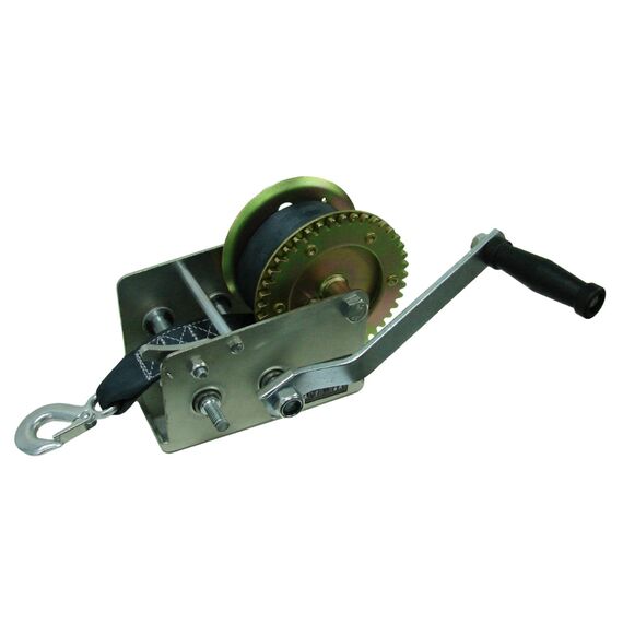 Guincho Manual p/ Carreta c/ Fita em Nylon - 2500 lb - Ruptura: 1700kg - Gear Winch