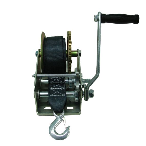 Guincho Manual p/ Carreta c/ Fita em Nylon - 2500 lb - Ruptura: 1700kg - Gear Winch