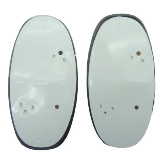 Lanterna Canoinha p/ Carretinha Universal Bicolor - Pisca, Meia Luz e Freio - 12V - c/ Lâmpadas - 2 Unidades