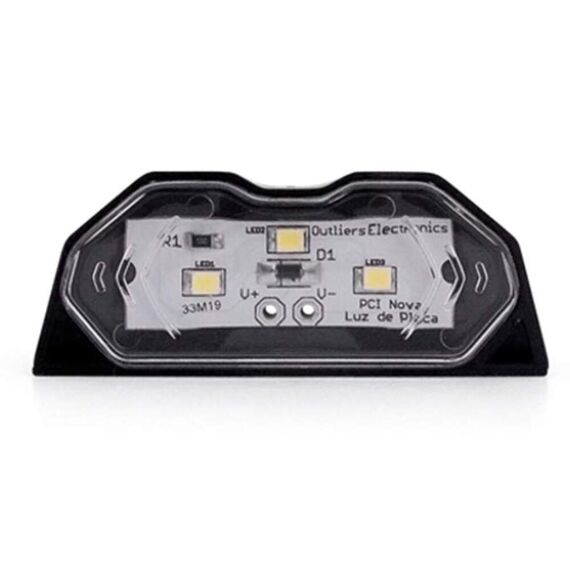 Lanterna p/ Carreta LED Cristal Submergível - 12V - PAR + Luz de Placa - Outliers