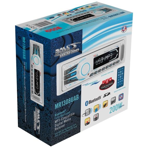 MP3 Solid State Receiver Marinizado Boss Marine - MR1308UAB