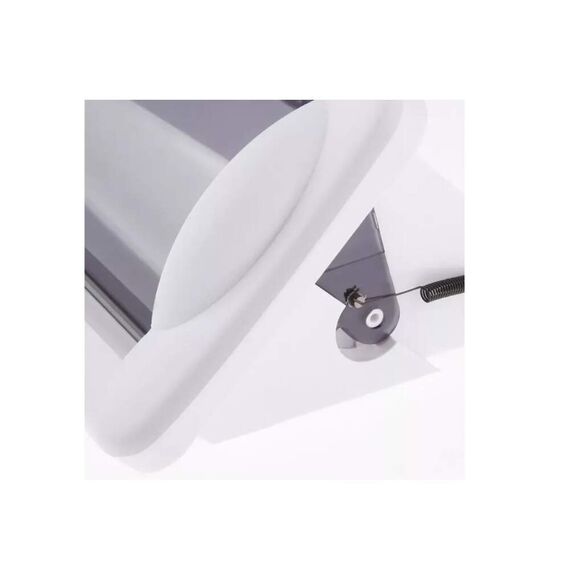 Protetor Frontal de CD Player Articulado - Cor: Lente: Fumê Cinza, Base: Branca