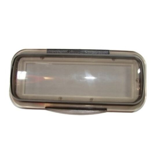 Protetor Frontal de CD Player Marine Star - Cor: Lente: Fumê, Base: Branca