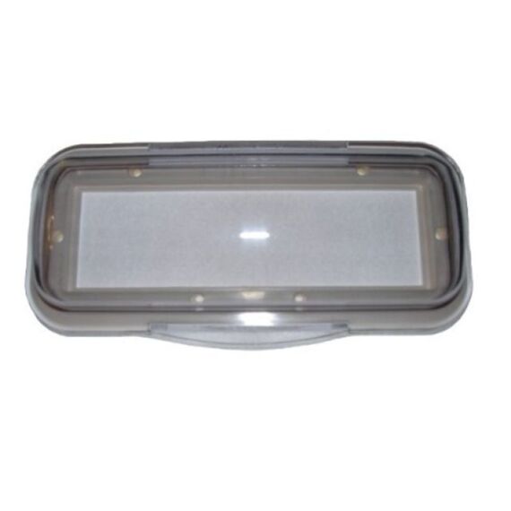 Protetor Frontal de CD Player Marine Star - Cor: Lente: Transparente, Base: Branca