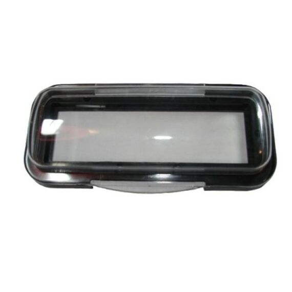 Protetor Frontal de CD Player Marine Star - Cor: Lente: Transparente, Base: Preta