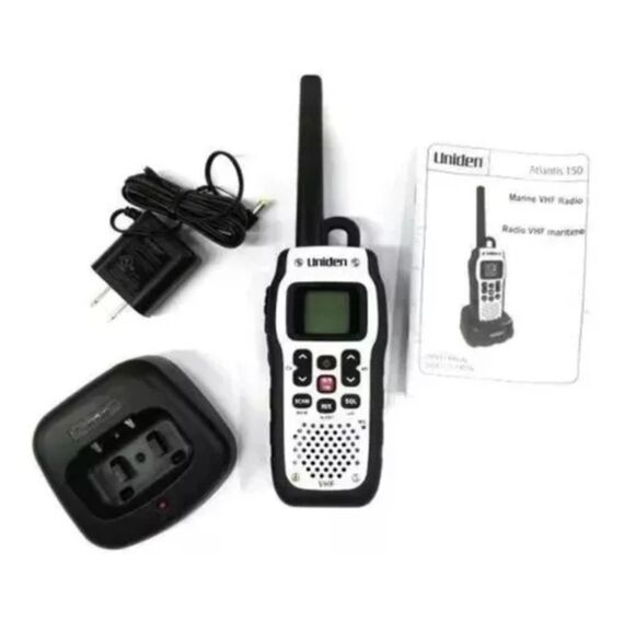 Rádio VHF Marítimo Atlantis - Uniden 150 - Branco