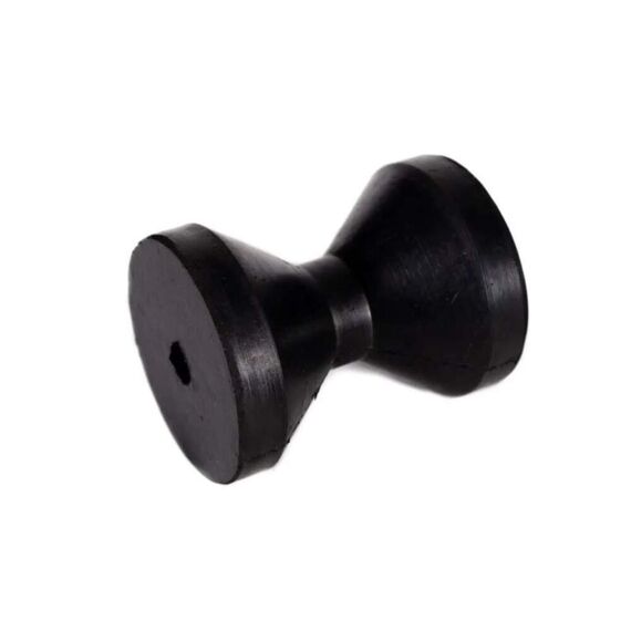 Rolete de Apoio P/ Carreta Náutica em Borracha - 80 x 100 mm