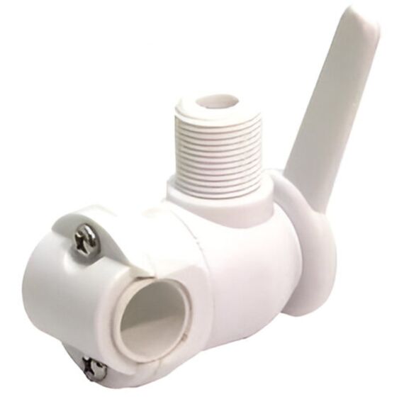 Suporte Para Antena VHF em Guarda Mancebo - Nylon - Branco