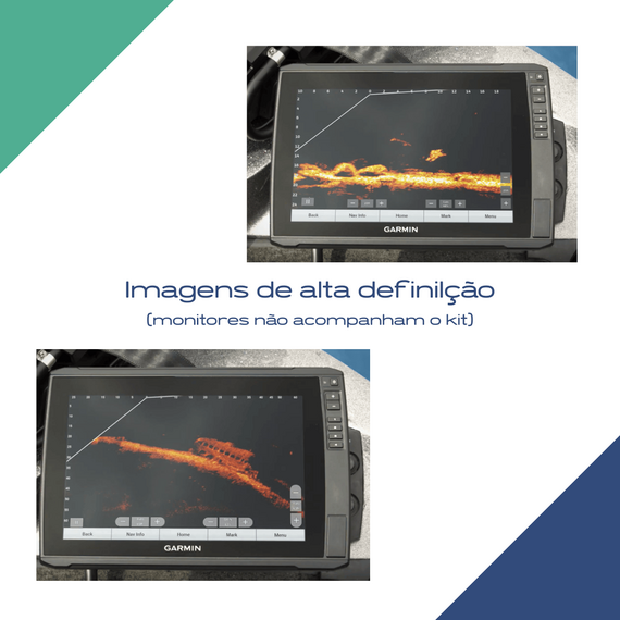 Transducer de Proa Garmin Panoptix LiveScope Plus - Com GLS 10 e transdutor LVS34 - 010-02706-00