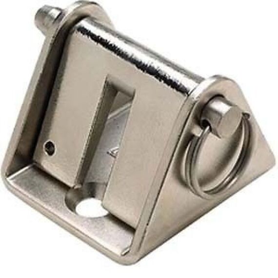 Trava Corrente 6 e 8mm em Inox Tam: 67 x 79 mm