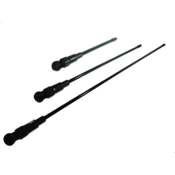 Antena VHF Marítima em Fibra - 0,8 Metro - Ganho Real até 3 dB - PRETA