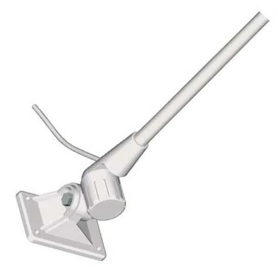 Antena VHF Marítima em Fibra Banten - 1,5 Metros - Ganho Real até 3 dB - Branca