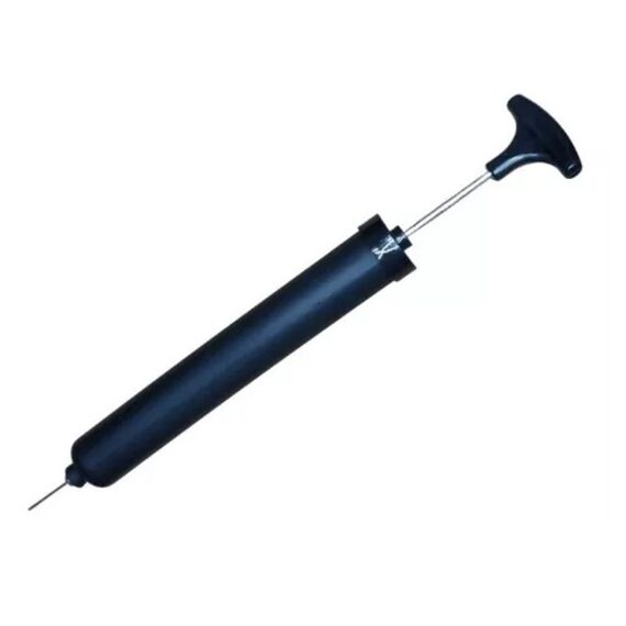 Bomba Manual de AR p/ ENCHER Defensa Boia c/ Bicos - Preta