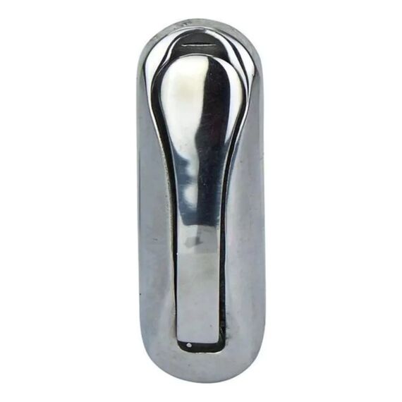 Cabide em Aço Inox p/ Defensa c/ Mola de Retorno (Retrátil) - 25 x 80 mm