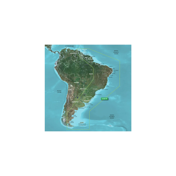 Carta Náutica Bluechart G3 VISION 3d Hd Garmin 010-C1062-00