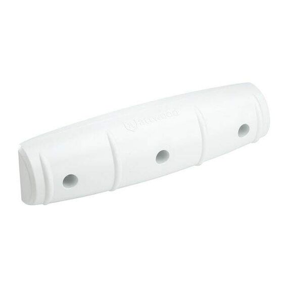 Defensa Horizontal p/ Doca, Trapiche - 45,7 x 11,4 cm - Branca - Rígida