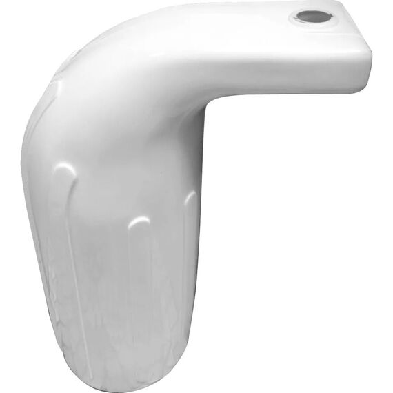 Defensa p/ Embarcações Linha Bass Boat - 14,0 x 40,0 cm - Branca - Inflável