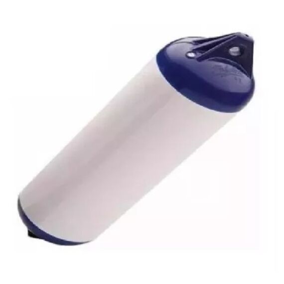 Defensa p/ Embarcações Linha F - F1 - 15,0 x 61,0 cm - Branca/Azul