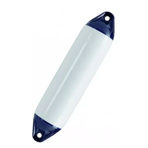Defensa p/ Embarcações Linha F - F3 - 20,3 x 76,2 cm - Branca/Azul - Marine