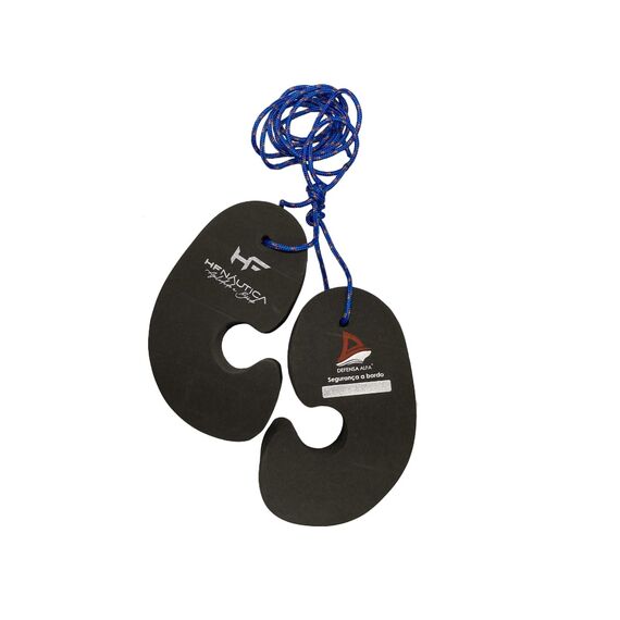 Defensa p/ Jet c/ Cabo + Bolsa - Modelo A - Preta - 2 un