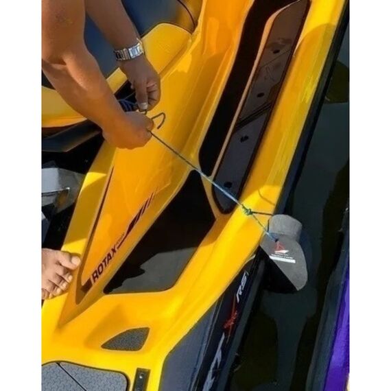 Defensa p/ Jet c/ Cabo + Bolsa - Modelo A - Preta - 2 un