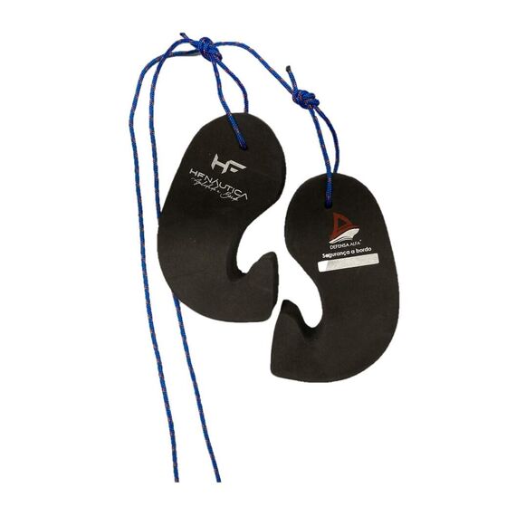 Defensa p/ Jet c/ Cabo + Bolsa - Modelo B - Preta - 2 un.