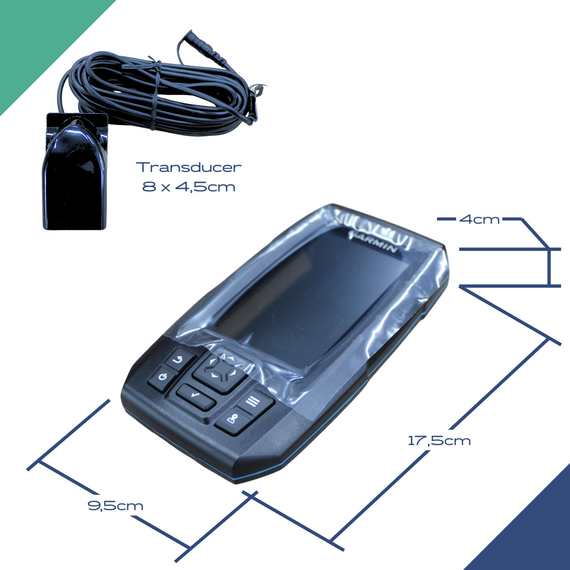 GPS e Sonar Fishfinder Garmin STRIKER 4 Plus c/ Transducer - 010-01870-01