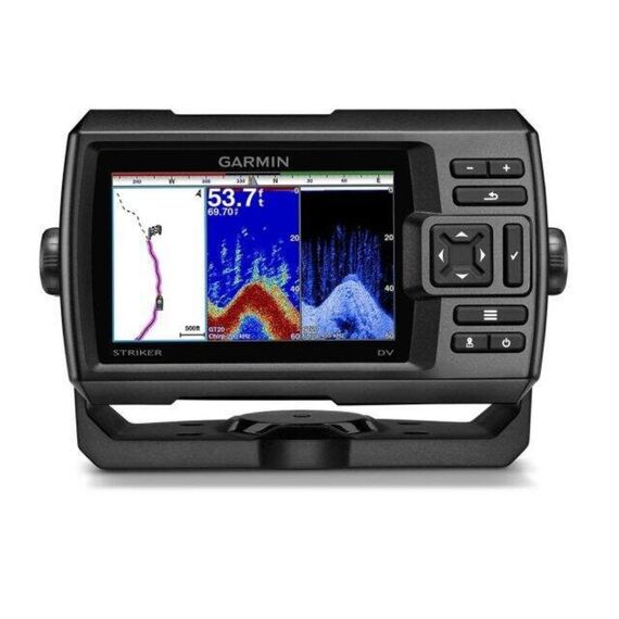 GPS e Sonar Fishfinder Garmin STRIKER 5dv CHIRP (c/ Transducer GT20-TM)