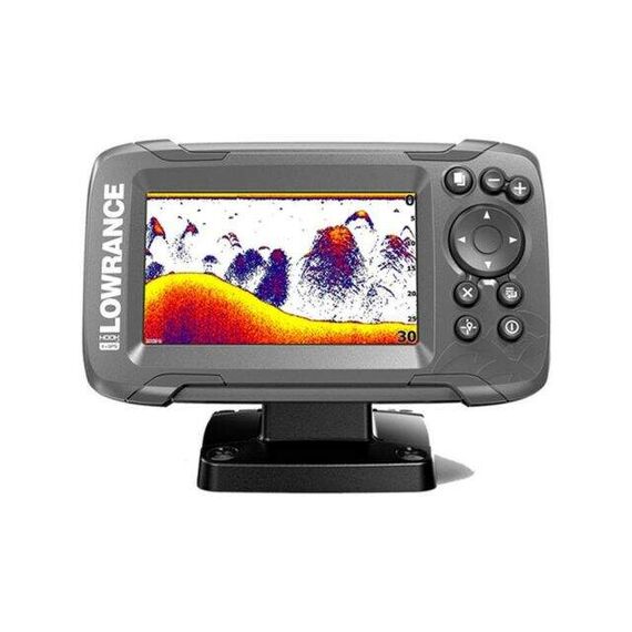 GPS e Sonar Lowrance Hook 2 4x - Transducer Bullet Skimmer®