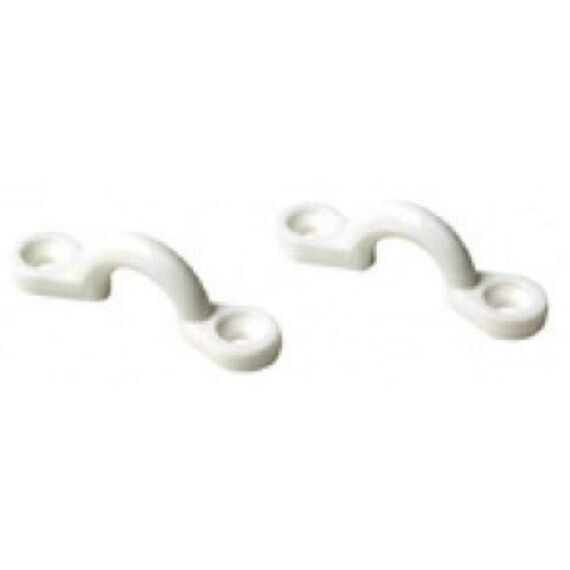 Suporte Plástico p/ Defensa Simples - SEACHOICE - Branco - 1 un.