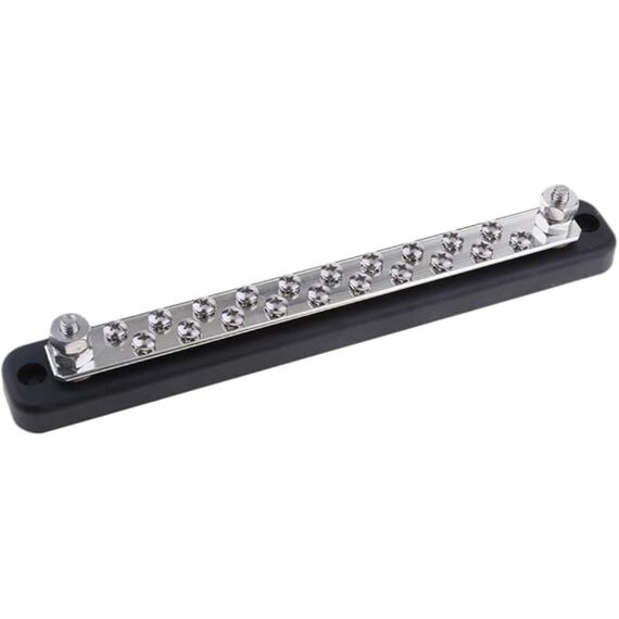 Barramento Para Bateria de Barcos - Placa de Cobre - 20 polos