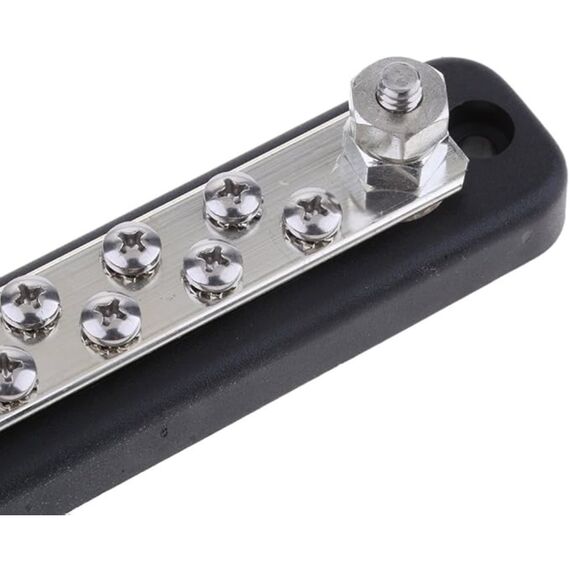 Barramento Para Bateria de Barcos - Placa de Cobre - 20 polos