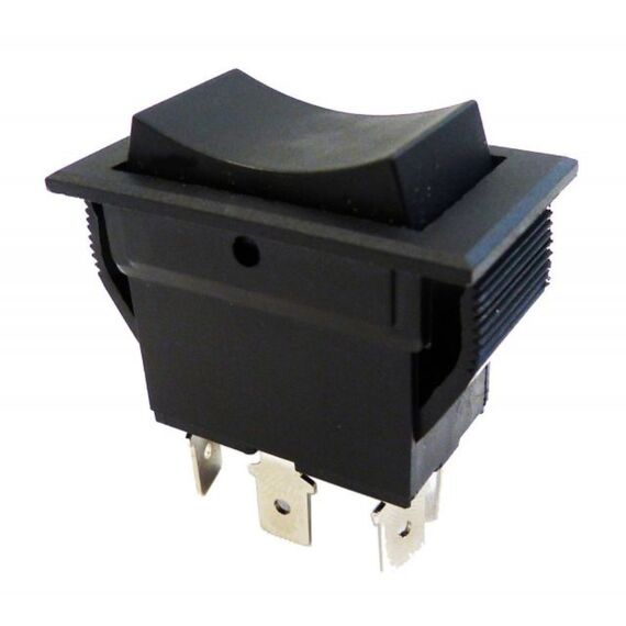 Botão de Painel Interruptor s/ LED Quadrado 3 Posições - 15A ON-OFF-ON