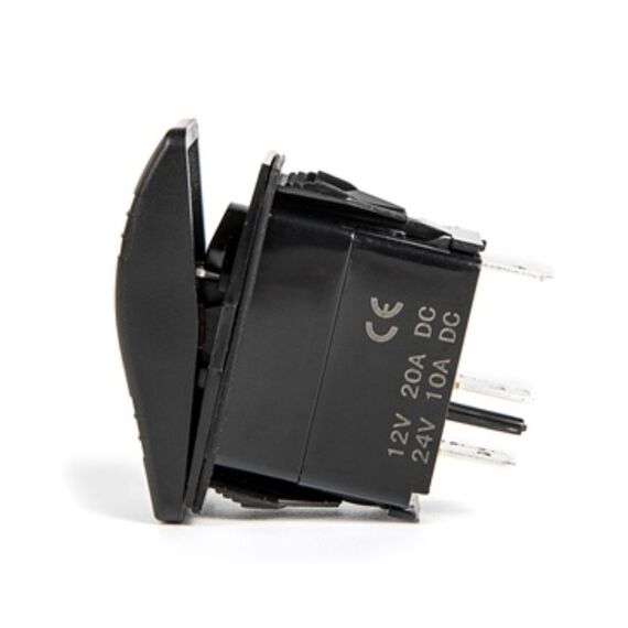 Botão de Painel Momentâneo-Off-Momentâneo, c/ LED - Preto - Seachoice