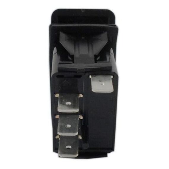 Botão de Painel On-Off-On Preto c/ LED 4 Pinos - 12V - 20A