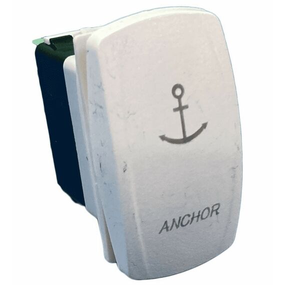 Botão de Painel Sobe e Desce p/ Guincho Elétrico de Âncoras - Branco