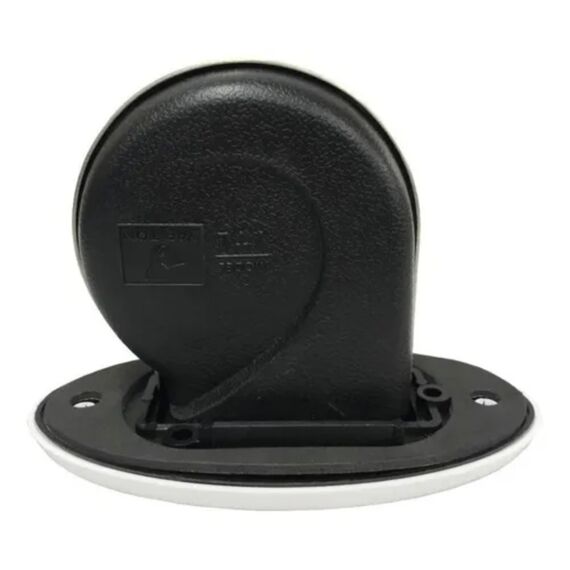 Buzina Caracol em INOX Elétrica de Embutir c/ Tampa Plástica